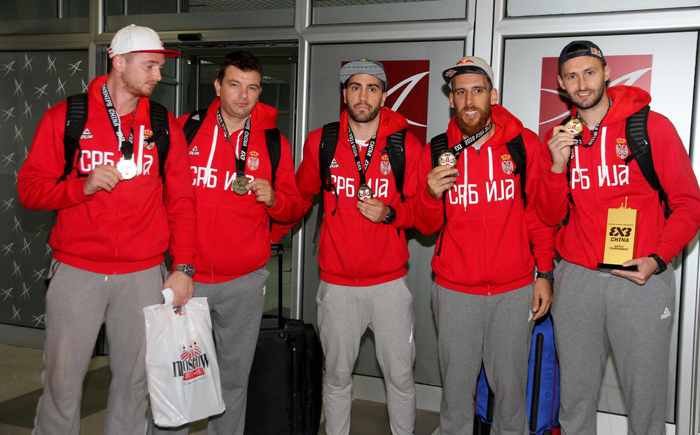 Reprezentacija Srbije po povratku sa nedavno završenog Svetskog prvenstva