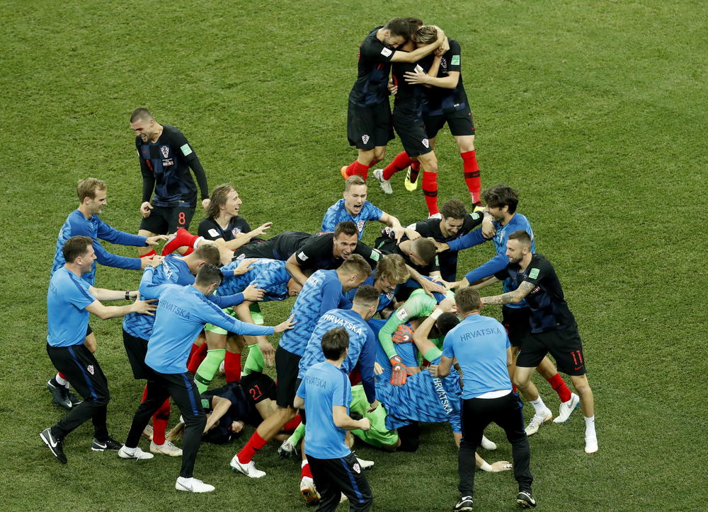 Slavlje fudbalera Hrvatske  