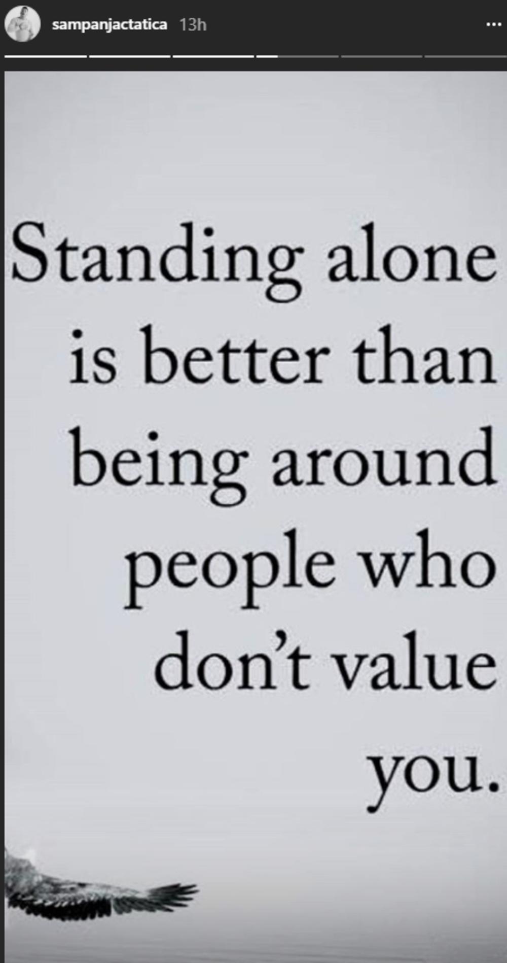 Ovim rečima je mnogo rekao  