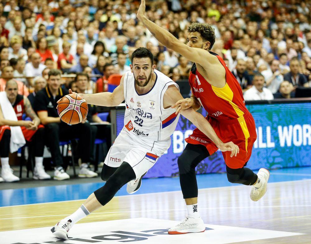 Vasa Micić na meču protiv Nemačke  