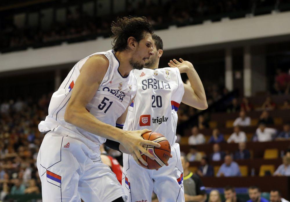 Boban Marjanović je bio najbolji igrač Srbije na ovom meču  