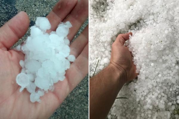 GRAD VELIČINE LEŠNIKA UNIŠTIO USEVE, MEŠTANI SATIMA BEZ STRUJE! Nevreme potuklo Požegu, Lučane i okolna sela