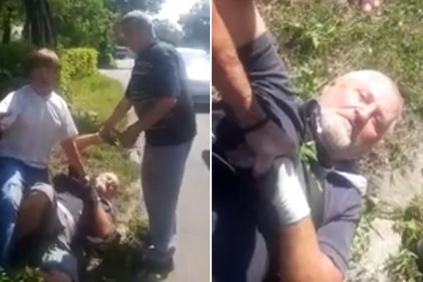 ŠOFER AUTOBUSA MLATI PUTNIKA USRED BELA DANA! Razbio je staklo na autobusu, a onda se vozač OBRAČUNAO S NJIM! (VIDEO)