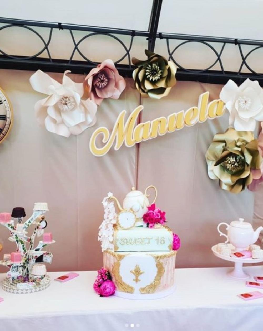 Za Manuelin 16. rođendan upriličena je glamurozna zabava  