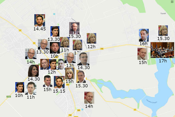 AKO STE DANAS U SUBOTICI, ŠANSA DA NALETITE NA NEKOG MINISTRA JE OGROMNA: Rastrčali su se po gradu, EVO GDE MOŽETE DA IH VIDITE!