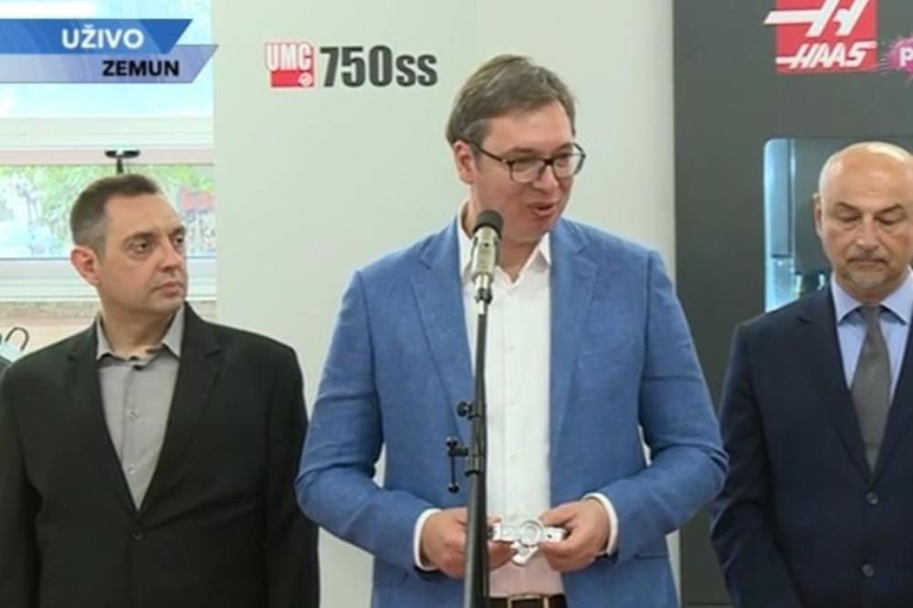 JA MORAM ODGOVORNO DA SE PONAŠAM I NEĆU DA VAS LAŽEM: Vučić u poseti fabrici Teleoptik otvoreno progovorio o KOSOVU!