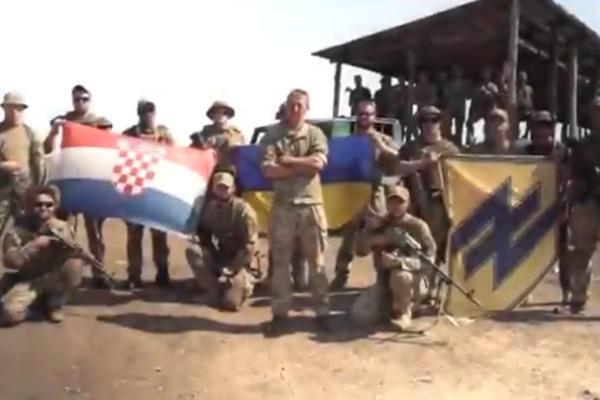 Nacistički ukrajinski bataljon podržao Vidu i Vukojevića skandiranjem ustaškog pozdrava: Slava Ukrajini! Za dom spremni! (VIDEO)