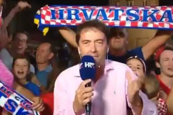 SLEDI OLUJA SVIH OLUJA: Skandal nad skandalima reportera HRT-a uživo u programu posle pobede Hrvata! (VIDEO)