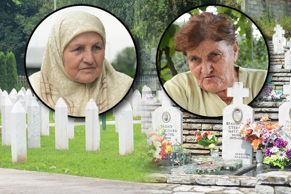 OVIM DVEMA ŽENAMA SU U RATU U BOSNI UBIJENI MUŽEVI I ČETVORO DECE: Jedna je Srpkinja, druga je Bošnjakinja. IMA LI BOL NACIONALNOST?