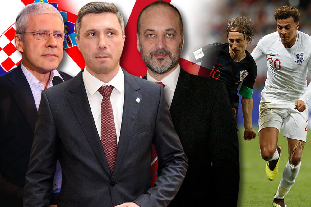 KO JE BIO ZA HRVATE, A KO ZA ENGLEZE? Ovako su navijali srpski političari (FOTO)