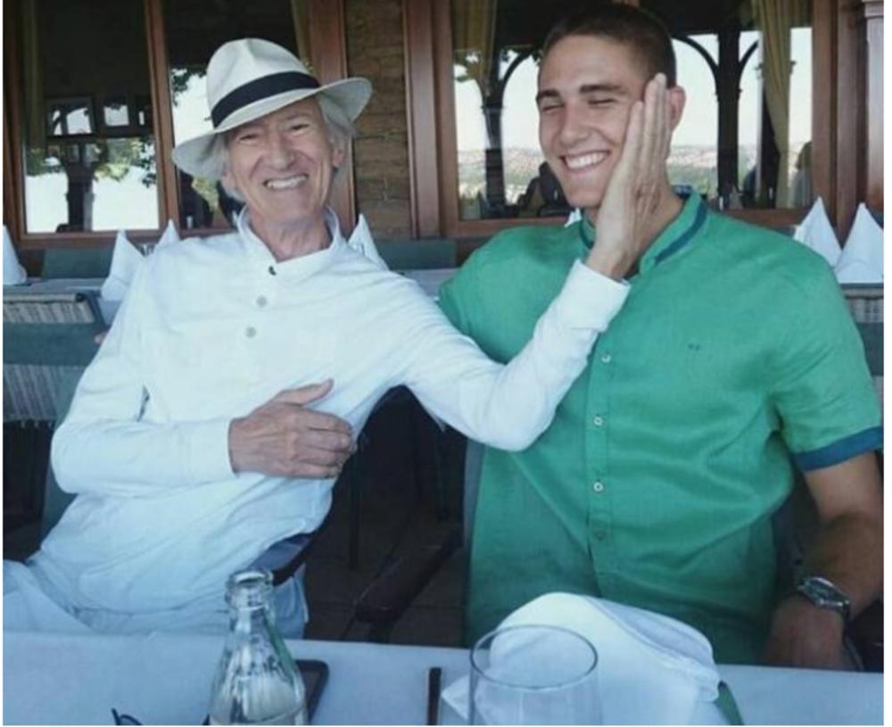 Ljubiša sa unukom Stefanom  