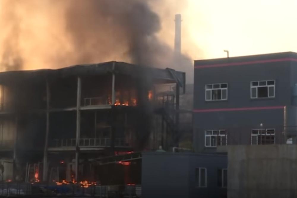 STRAVIČNA EKSPLOZIJA U KINI! 19 osoba izgubilo život kada je HEMIJSKO POSTROJENJE odjednom planulo! (VIDEO)