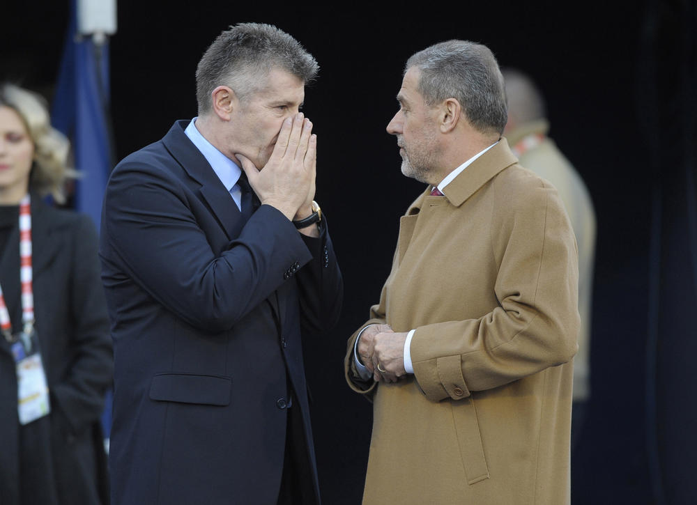 Davor Šuker i Milan Bandić u razgovoru 