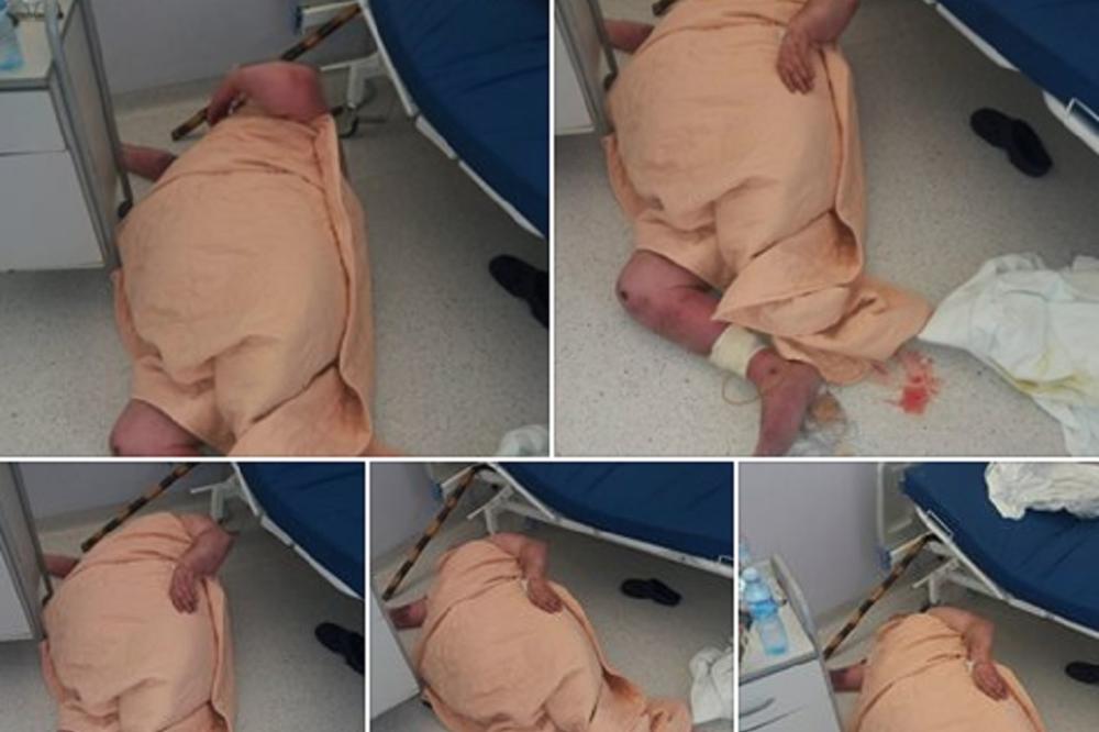 OVO JE MOJ OTAC, ČOVEK KOJI UMIRE NA PODU BOLNICE:  Bratislav je očajan PRIZOROM koji je zatekao kad je došao u posetu ocu! (UZNEMIRUJUĆE FOTOGRAFIJE)