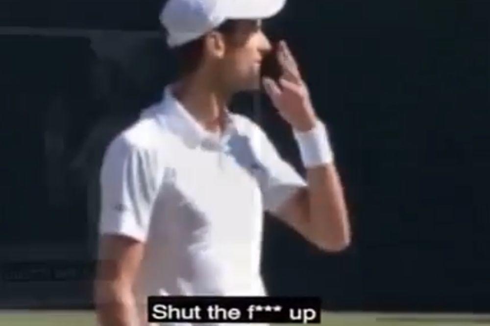 Novak Đoković će biti kažnjen zbog psovanja fanova koji su ga provocirali, iako je pokušao da sakrije šta je rekao! (VIDEO)