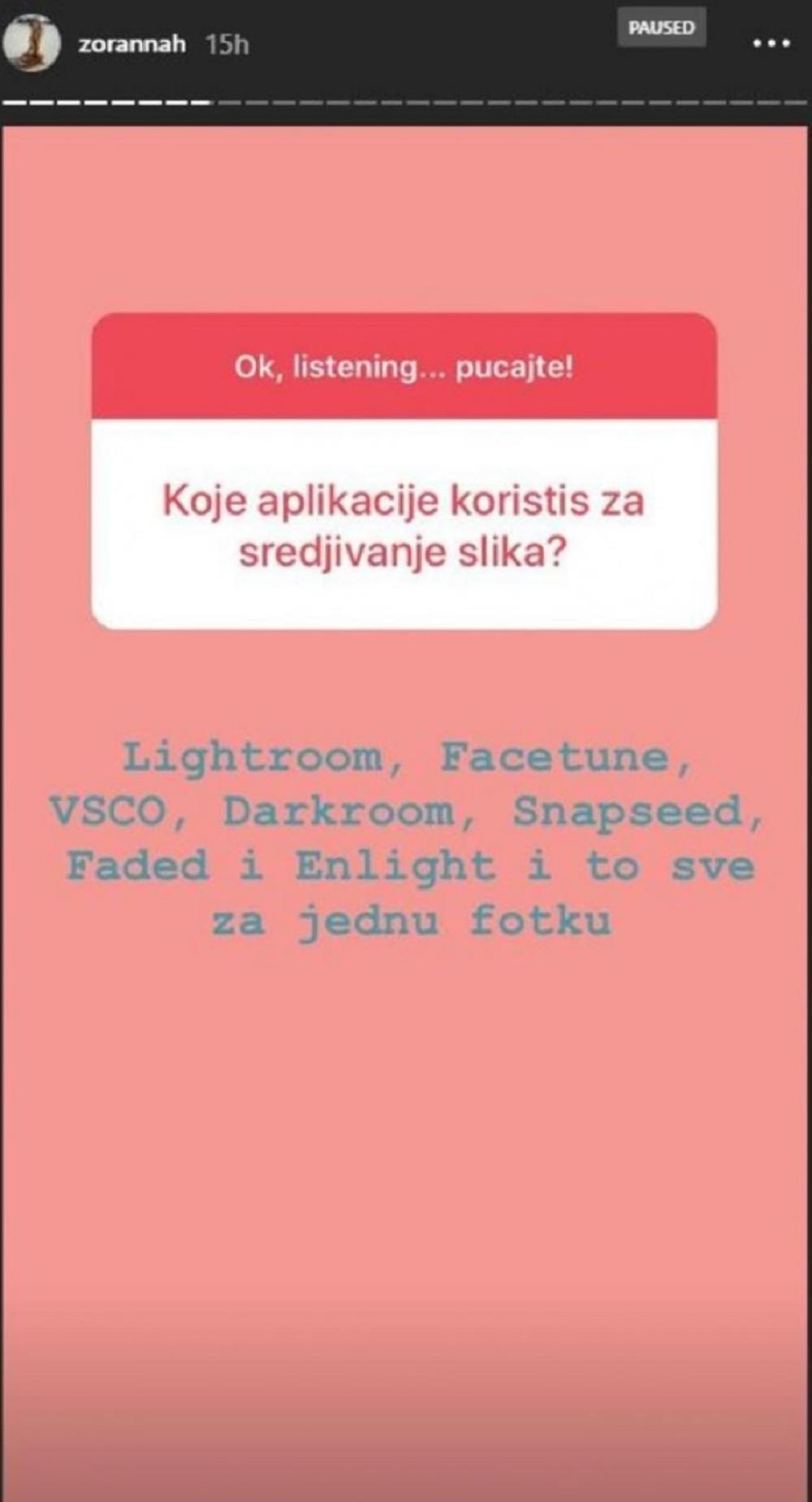 Instagram - Zorannah  