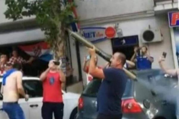 ISPRAVKA: Hrvatski navijač iz ZOLJE nije ispalio projektil, nego vatromet (VIDEO)