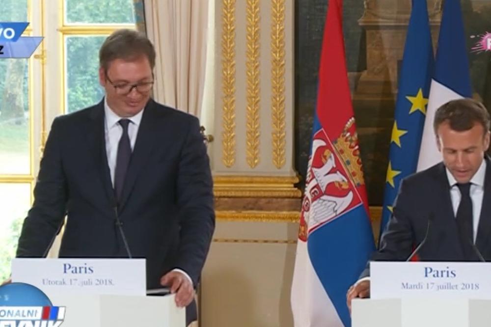 Vučić: Veoma dobar telefonski razgovor sa Makronom