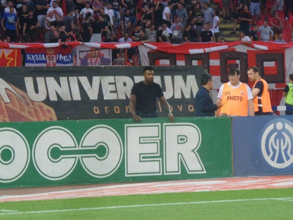 Mičel Donald na utakmici Crvena zvezda - Spartaks  