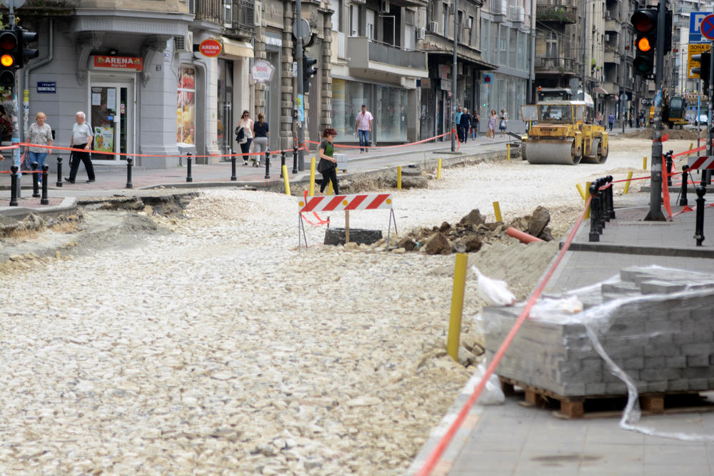 Radovi u Svetogorskoj ulici  