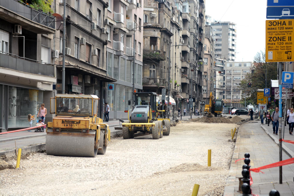 Radovi u Svetogporskoj ulici  