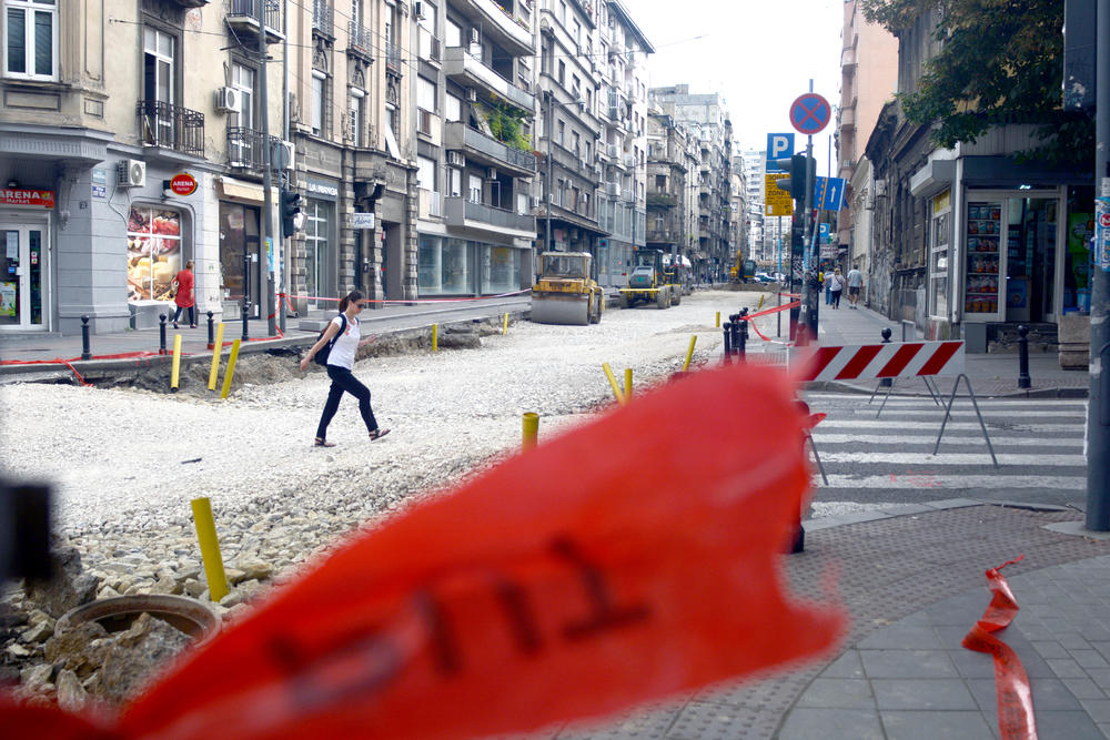 Radovi u Svetogorskoj ulici  