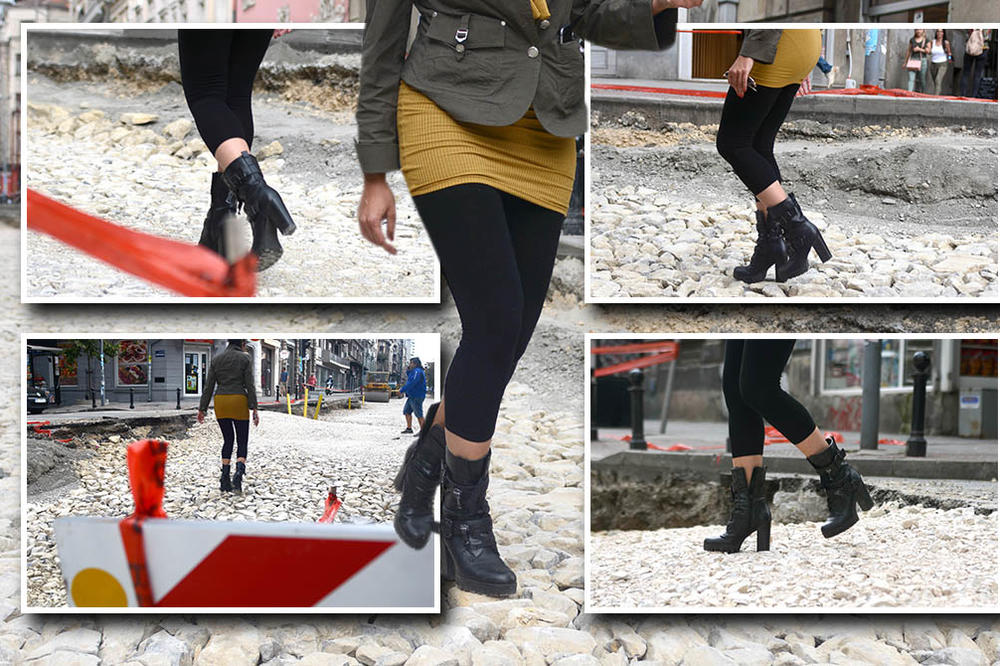 ULICA OTVORENOG SRCA je potpuno raskopana ZBOG RADOVA! NOVINARKA ESPRESA u štiklama prešla Svetogorsku uzduž i popreko, šta mislite da li je završila u gipsu? (VIDEO)