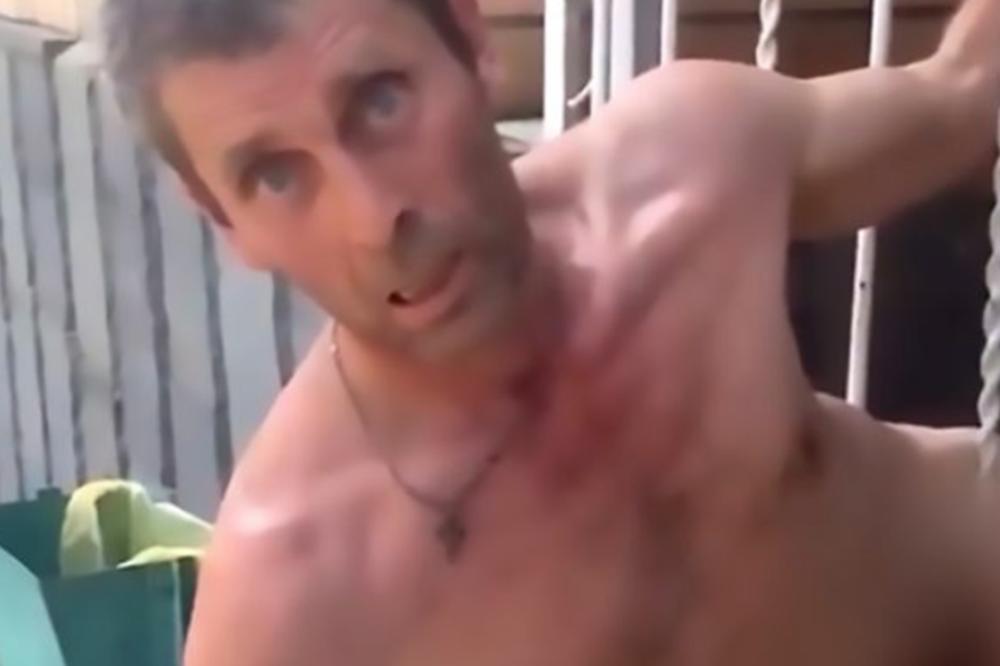 Ludi Rus se SKINUO GO, pa se ZAGLAVIO na ogradi, a objašnjenje mu je u najmanju ruku BIZARNO! (VIDEO)