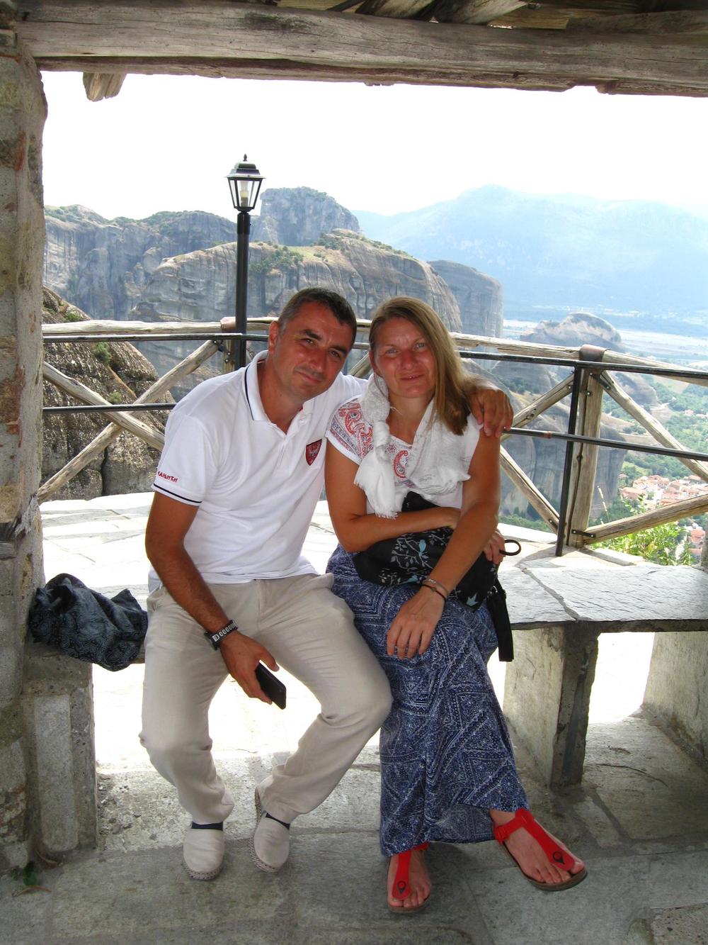 Predrag Dimitrijević sa suprugom   