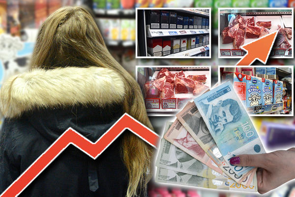 CENE SVINJSKOG MESA VEĆE ZA 10 ODSTO, CIGARETE POSKUPELE, A I CENA MLEKA NIJE KAO ŠTO JE BILA: Kako sada s platama i penzijama pregurati do kraja meseca?!