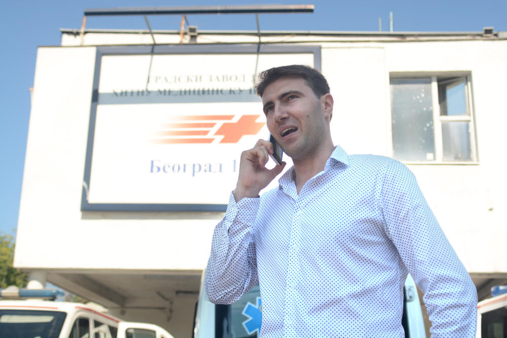 Mirko Lutovac, potparol Hitne pomoći     