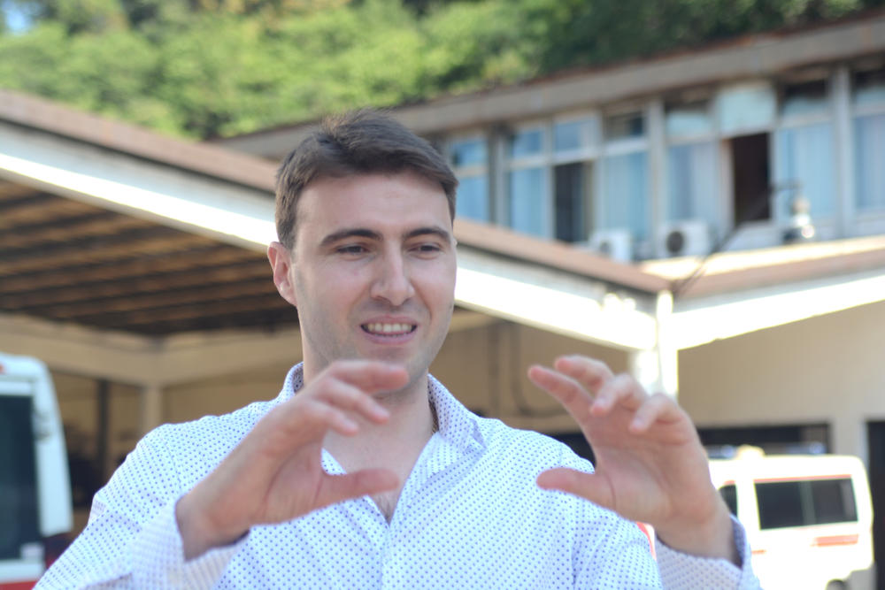 Mirko Lutovac, potparol Hitne pomoći     