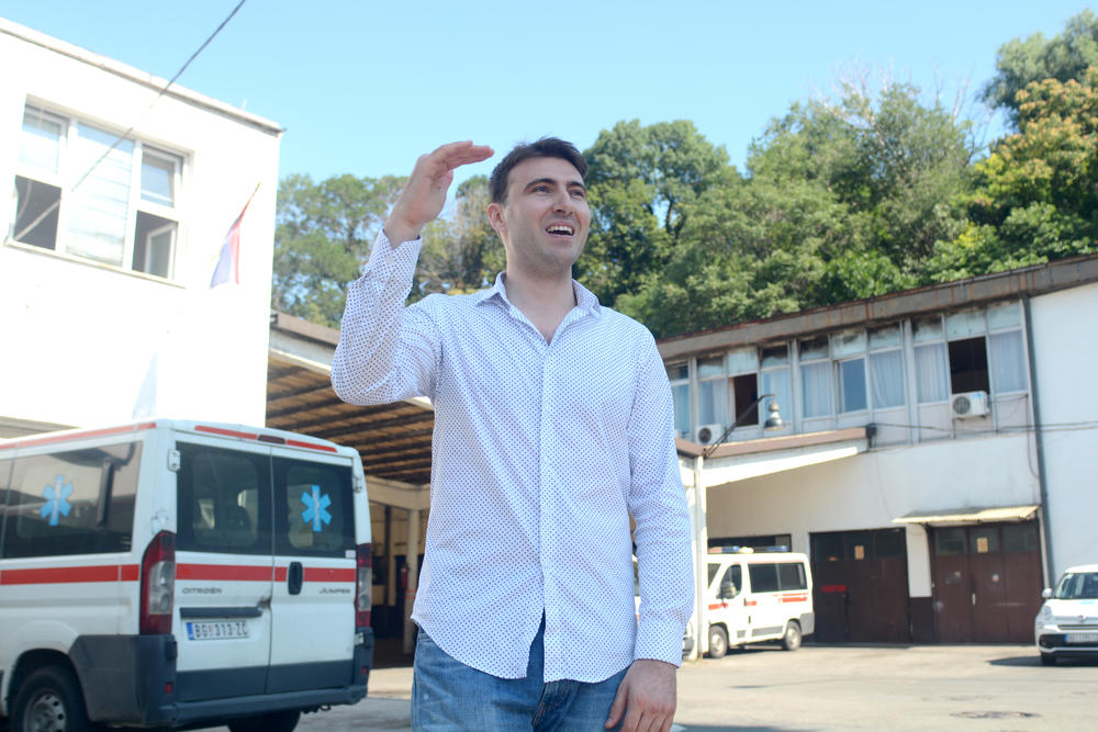 Mirko Lutovac, potparol Hitne pomoći     