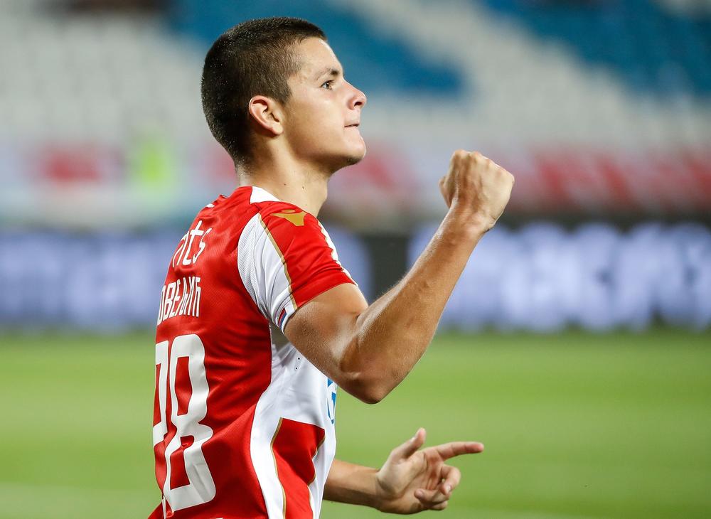 Dejan Joveljić proslavlja pogodak  