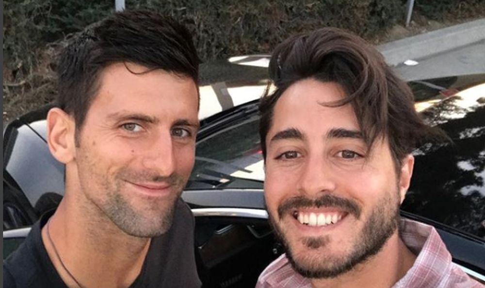 Novak Đoković i Mark Stilitano