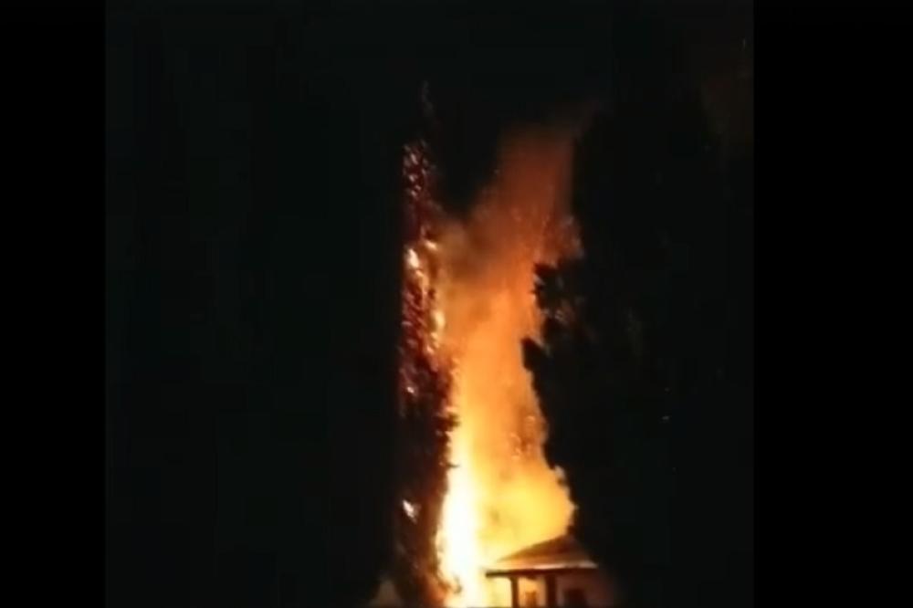 SNAŽNO NEVREME HARA BALKANOM: U Hrvatskoj padao GRAD VELIČINE ŠLJIVE, a onda je MUNJA ZAPALILA GROBLJE! (VIDEO)