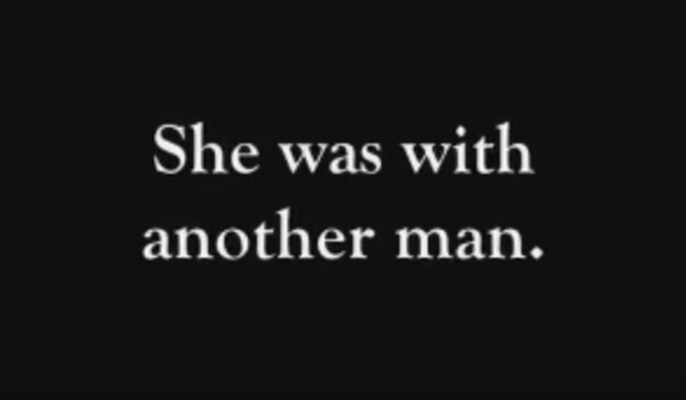 Bila je sa drugim čovekom