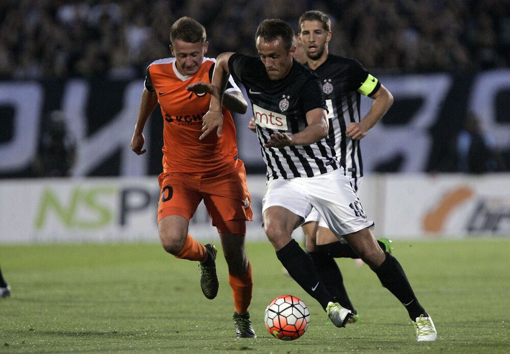 Miroslav Radović u dresu Partizana