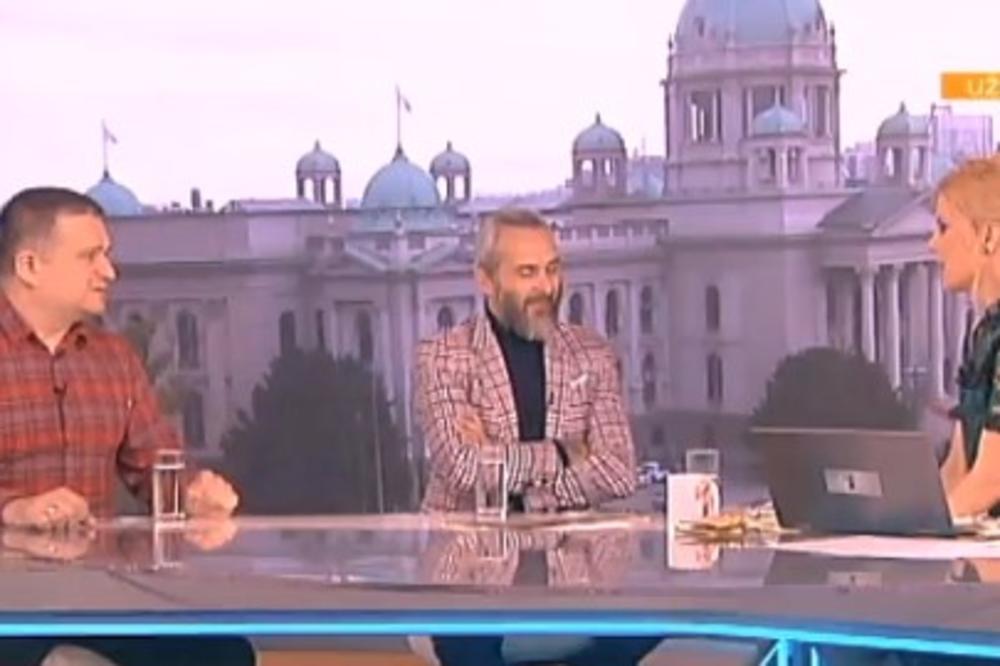 ESPRESO KOD NATAŠE MILJKOVIĆ: Igor Ćuzović u prelistavanju novina u JUTARNJEM PROGRAMU