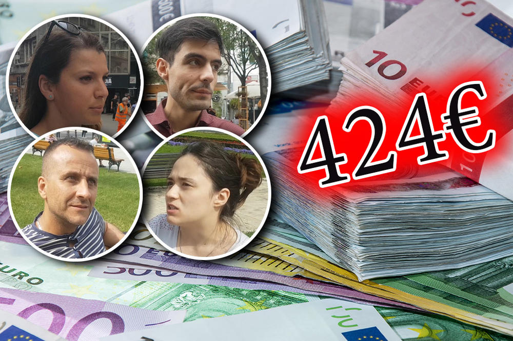 KAŽU DA JE PROSEČNA PLATA U SRBIJI 424 EVRA: Pitali smo građane IMAJU LI ONI TOLIKO MESEČNO NA RAČUNU (VIDEO)