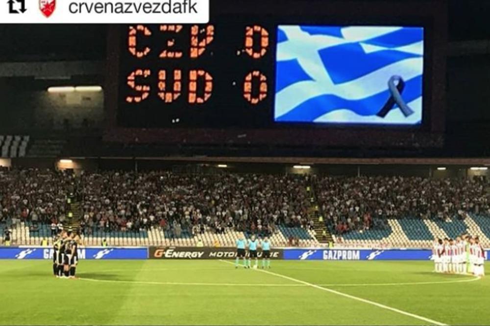 OGLASIO SE OLIMPIJAKOS! Evo kako su se Zvezina braća zahvalila Delijama na podršci zbog požara! (FOTO)