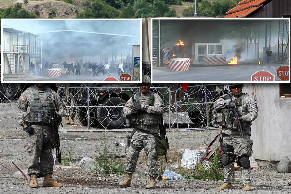 KRAJ JULA 2011. POČELI SU NEREDI NA JARINJU: Ljudi su danima sedeli na prelazu, čule su se eksplozije, A DIM JE KULJAO NA SVE STRANE! (VIDEO)