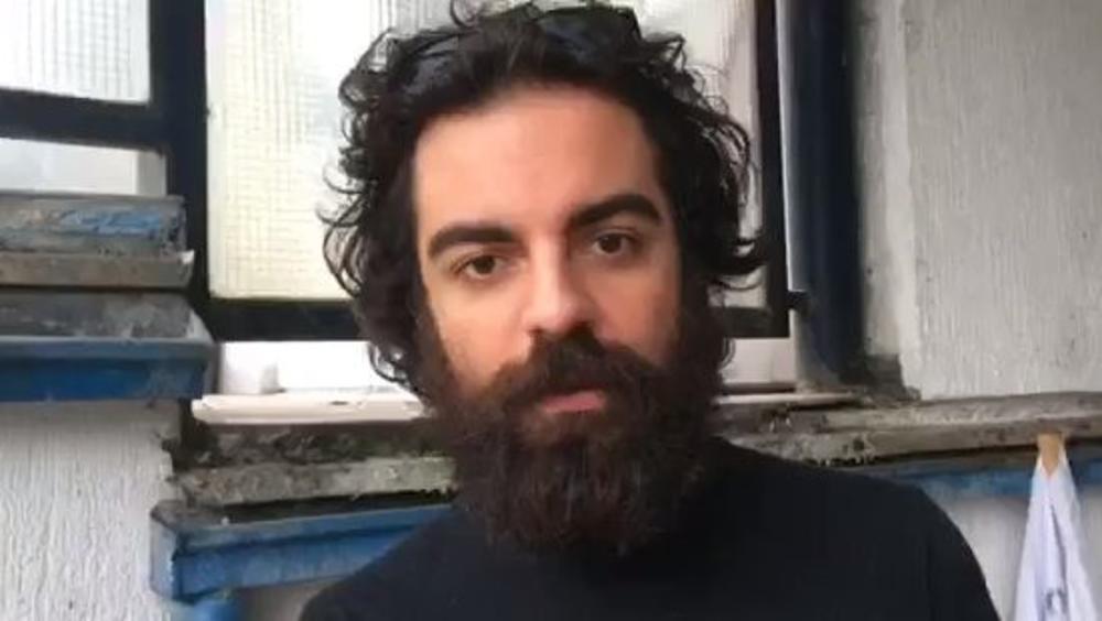 Miloš iz Kolektivne odbrane stanara je redovan na okupljanjima  