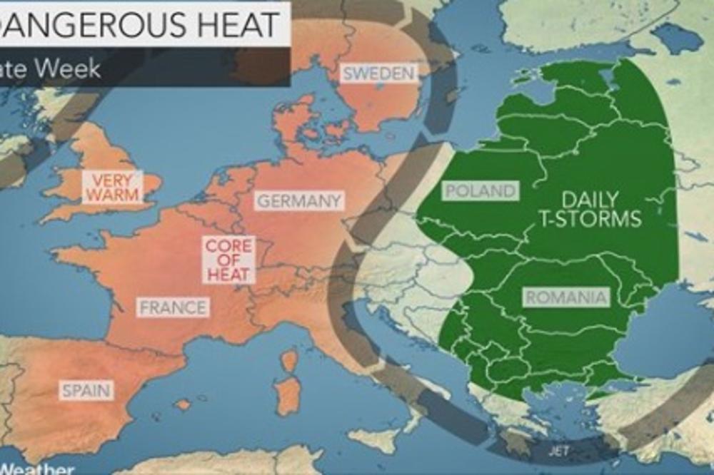 U SRBIJI JESEN DOK CELA EVROPA BUKVALNO GORI! U Nemačkoj toplota DEFORMISALA avionsku pistu, u Londonu ne radi železnica ni metro!
