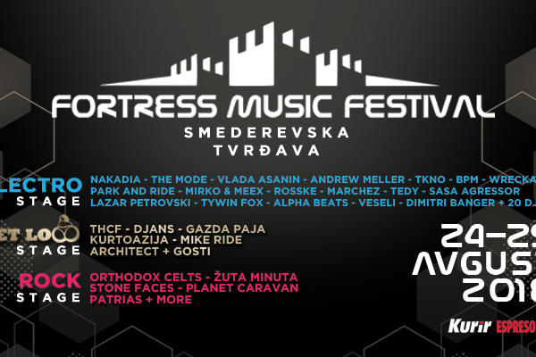 SMEDEREVSKA TVRĐAVA U CENTRU DEŠAVANJA: Četvrto izdanje Fortress Music Festivala