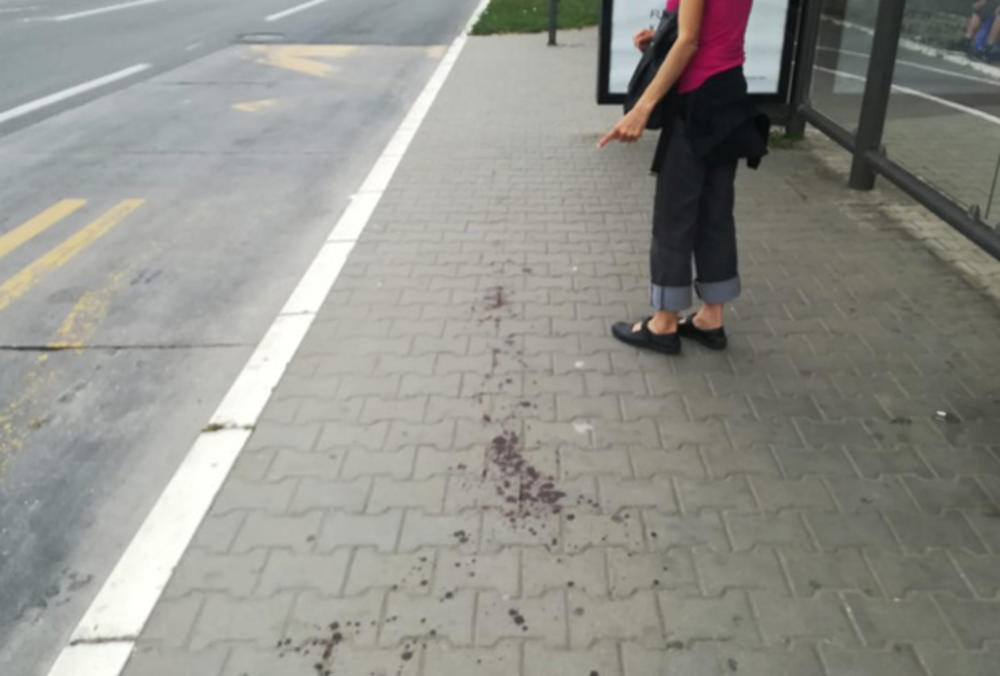 Tragovi krvi na mestu zločina   