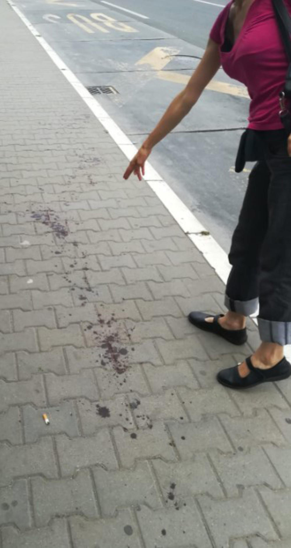 Tragovi krvi na mestu zločina 