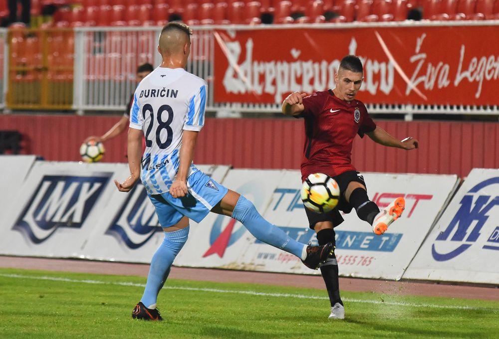 Srđan Plavšić na meču protiv Spartaka u Novom Sadu  