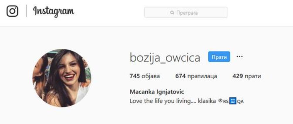 Profil ove srpkinje je zaključan   