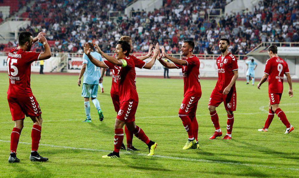 Fudbaleri Radničkog iz Niša  